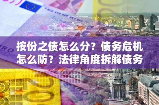 济南按份之债怎么分？债务危机怎么防？法律角度拆解债务分配与风险自保指南