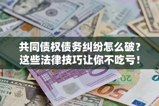 济南共同债权债务纠纷怎么破？这些法律技巧让你不吃亏！