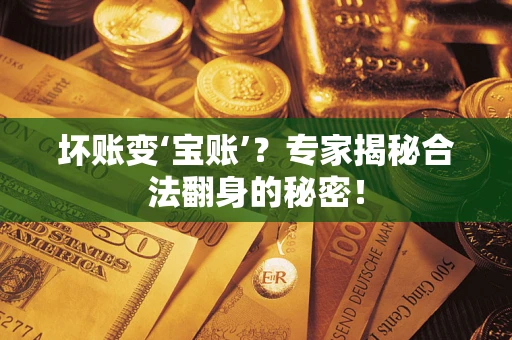 济南坏账变‘宝账’？专家揭秘合法翻身的秘密！