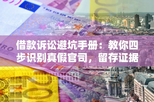 济南借款诉讼避坑手册：教你四步识别真假官司，留存证据不踩雷