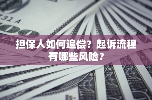 济南担保人如何追偿？起诉流程有哪些风险？