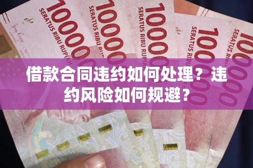 济南借款合同违约如何处理？违约风险如何规避？