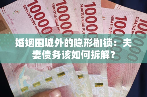 济南婚姻围城外的隐形枷锁：夫妻债务该如何拆解？