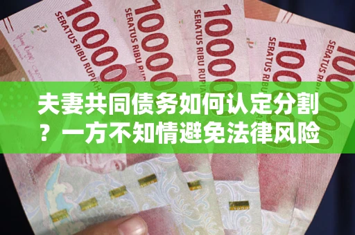 济南夫妻共同债务如何认定分割？一方不知情避免法律风险必看！